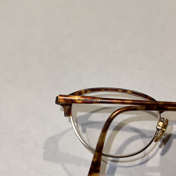 Giorgio Armani wire rim & tortoise shell frames w/glass case - Picture 14 of 17